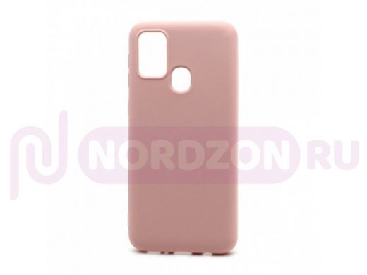 Чехол Samsung M31 (2020), силикон, New Era, розовый