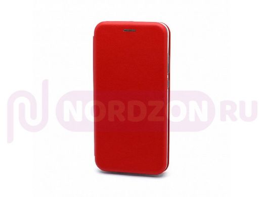 Чехол Samsung M31s (2020), книжка боковая, красный, BF