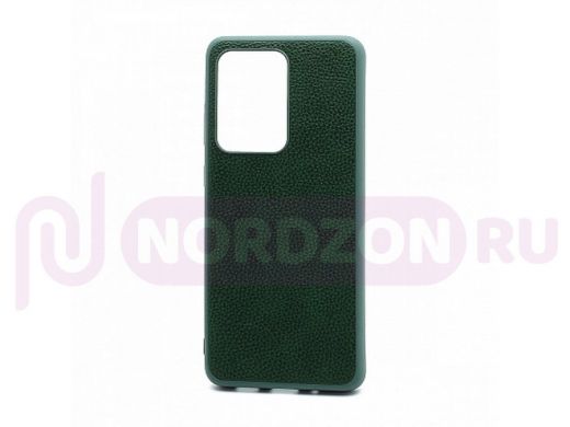 Чехол Samsung M31s (2020), под кожу, Leather Cover, зелёный