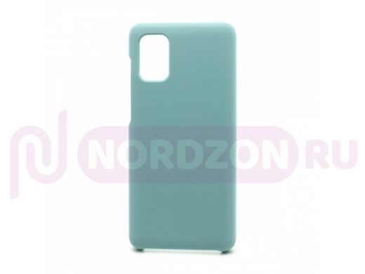 Чехол Samsung M51 (2020), силикон, Cover Color, бирюзовый, 002