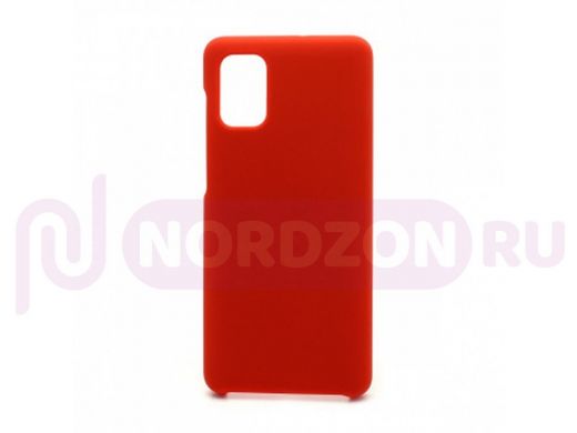 Чехол Samsung M51 (2020), силикон, Cover Color, красный, 001