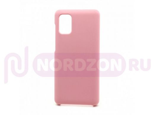 Чехол Samsung M51 (2020), силикон, Cover Color, розовый, 017