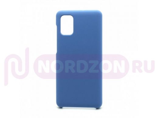 Чехол Samsung M51 (2020), силикон, Cover Color, синий, 010