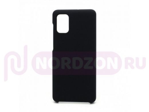 Чехол Samsung M51 (2020), силикон, Cover Color, чёрный, 003