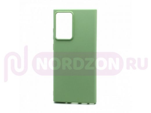 Чехол Samsung Note 20 Ultra, силикон, New Era, зелёный