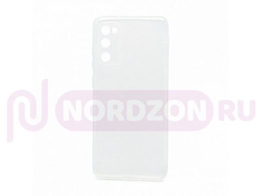 Чехол Samsung S20 FE, силикон, прозрачный