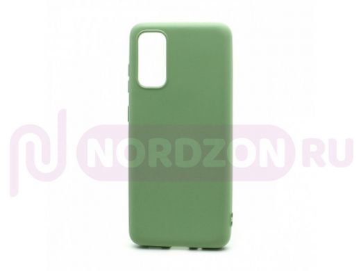 Чехол Samsung S20, силикон, New Era, зелёный