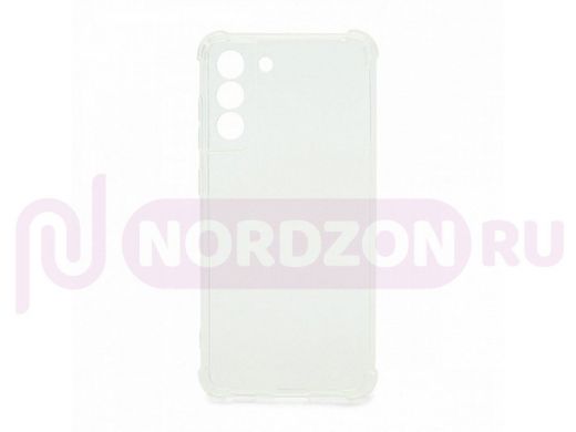 Чехол Samsung S21 FE, силикон, прозрачный, противоударный