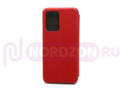 Чехол Xiaomi 11T, книжка боковая, красный, BF