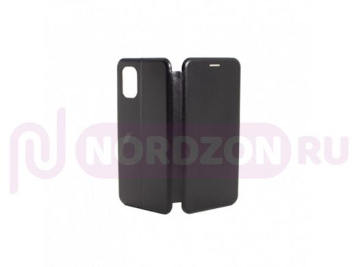 Чехол Xiaomi Mi 10 Lite, книжка боковая, чёрный, Fashion