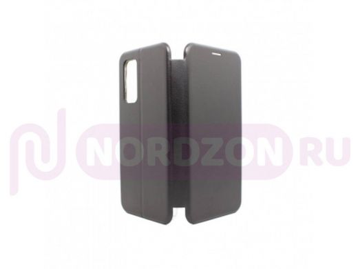 Чехол Xiaomi Mi 10T/10T Pro, книжка боковая, чёрный, Fashion