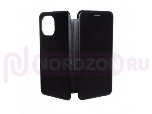 Чехол Xiaomi Mi 11, книжка боковая, чёрный, Fashion