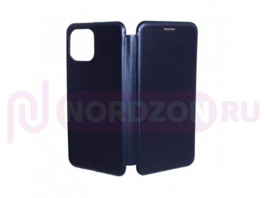 Чехол Xiaomi Mi 11 Lite, книжка боковая, синий тёмный, Fashion