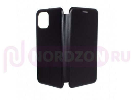 Чехол Xiaomi Mi 11 Lite, книжка боковая, чёрный, Fashion