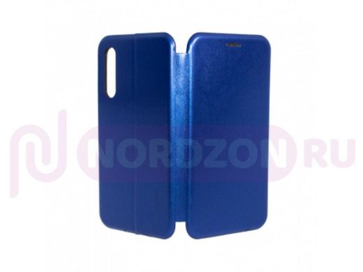 Чехол Xiaomi Mi 9, книжка боковая, синий, Fashion