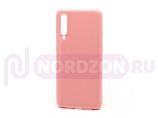 Чехол Xiaomi Mi 9, силикон, глянцевый, ультратонкий, розовый