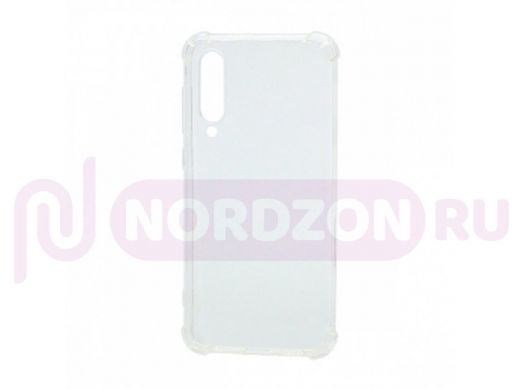 Чехол Xiaomi Mi 9SE, силикон, прозрачный, противоударный