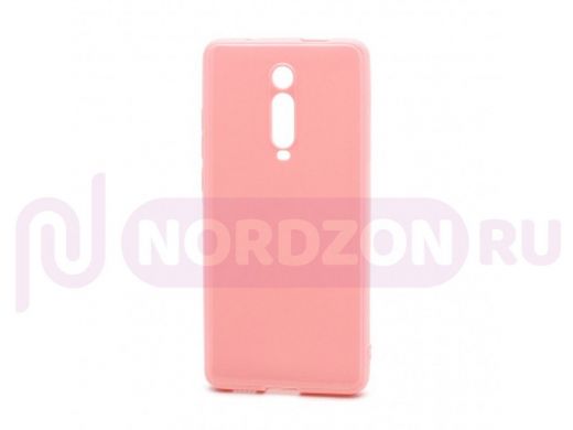 Чехол Xiaomi Mi 9T/ Redmi K20, силикон, глянцевый, ультратонкий, розовый