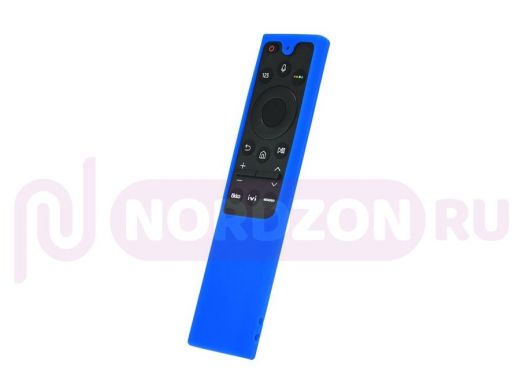 Универсальный силиконовый чехол H02  Blue синего цвета для пультов телевизора SAMSUNG Силиконовый за