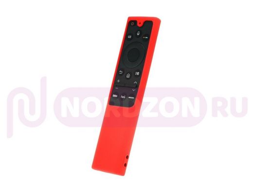 Универсальный силиконовый чехол H02 Red красного цвета для пультов телевизора SAMSUNG Силиконовый за