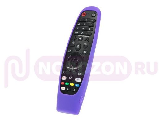 Универсальный силиконовый чехол H05 Purple фиолетового цвета для пультов телевизора LG Силиконовый з