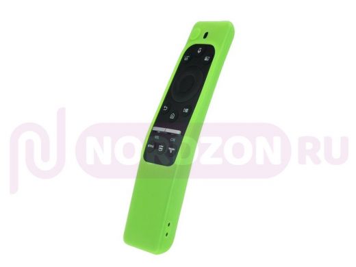 Универсальный силиконовый чехол H06 Green зелёного цвета для пультов телевизора SAMSUNG Силиконовый