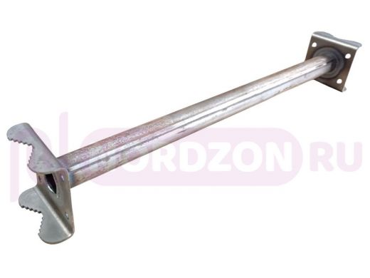 Кронштейн для параллельных труб диаметром от 15 до 51мм длина  50см "HIWOLL-217076" стальной, чёрный