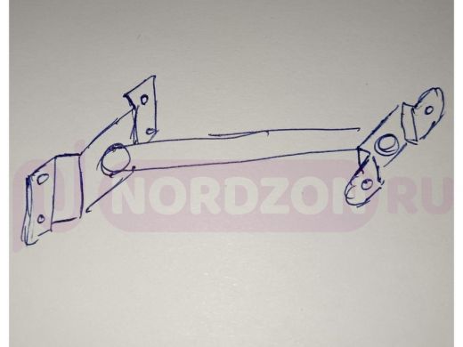 Кронштейн для прожектора к стене, диаметр 22мм, вылет 0,9 м