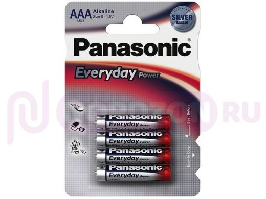 Батарейка LR03  Panasonic EVERYDAY  BL-4