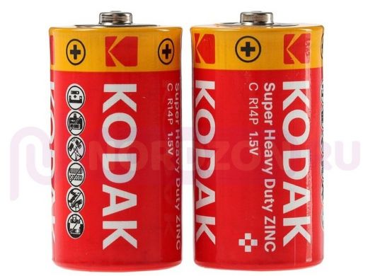 Элемент питания R14  Kodak Heavy Duty