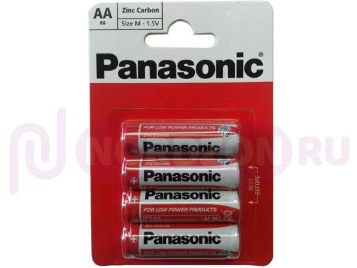 Батарейка R6  Panasonic Zinc Carbon BL-4