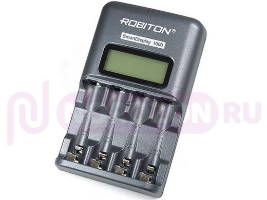 Зарядное устройство Robiton SmartDisplay1000 АА/ААА (ЖК-дисплей,тестер,таймертемпературный контроль)