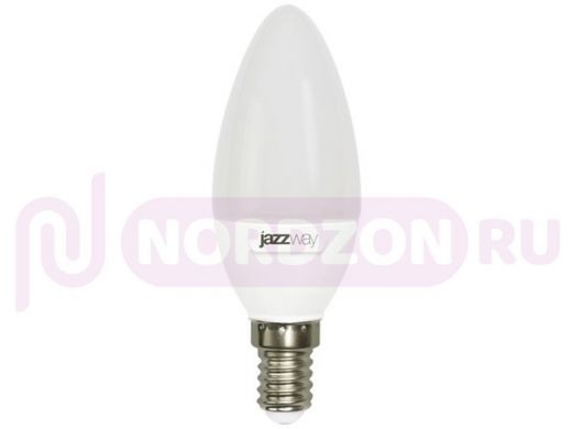 Светодиодная лампа JazzWay PLED-SUPER POWER C37  9W=75W  3000K  820Lm  E14   230/50