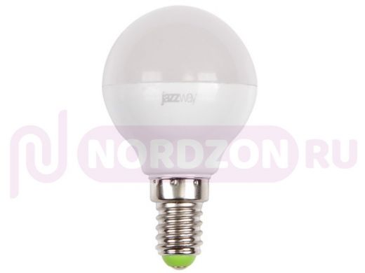 Светодиодная лампа JazzWay PLED-SUPER POWER  G45  7W=60W  3000K  530Lm  E14   230/50