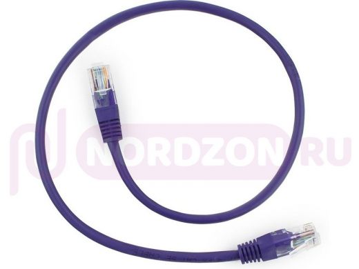 Патч-корд Cablexpert PP12-0.25M/V кат.5e, 0.25м, UTP, литой, многожильный (фиолетовый) PP12-0.25M/V