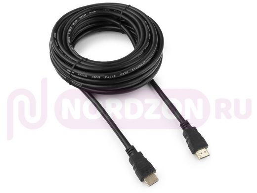 Шнур  HDMI / HDMI  7,5м  Гарнизон GCC-HDMI-7.5M, 7.5м, v1.4, M/M, черный, пакет GCC-HDMI-7.5M