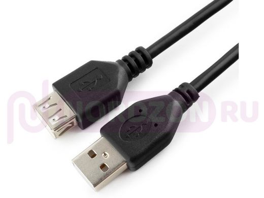 Кабель-удлинитель USB AM/AF  Pro Cablexpert CCF-USB2-AMAF-15,USB2.0, 4.5м, экран, фер.кольцо,черный