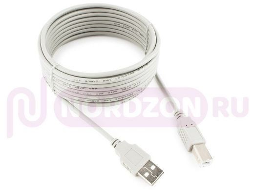 Кабель USB 2.0 Gembird CC-USB2-AMBM-15, AM/BM, 4.5м, пакет CC-USB2-AMBM-15