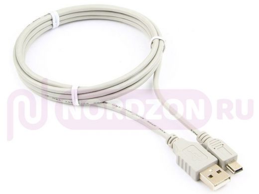 Кабель USB 2.0 Gembird CC-USB2-AM5P-6, AM/miniBM 5P, 1.8м, пакет CC-USB2-AM5P-6