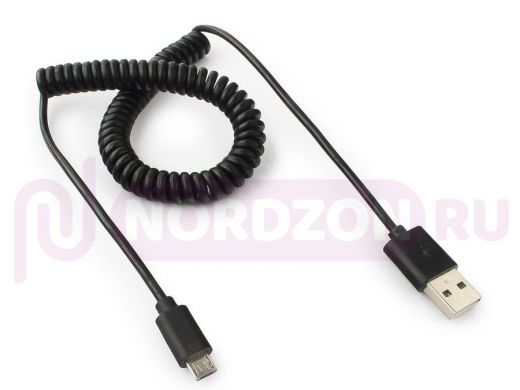 Кабель микро USB (AM/microBM)  1.8 м Pro Cablexpert CC-mUSB2C-AMBM-6, USB 2.0, витой, черный