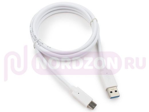 Шнур USB / Type-C Cablexpert CCP-USB3-AMCM-6-W, USB3.0 AM/USB Type-C, 1.8м, белый, пакет
