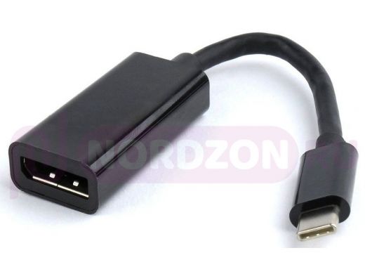 Переходник USB Cablexpert A-CM-DPF-01, USB Type-C/DisplayPort, 15см, пакет A-CM-DPF-01