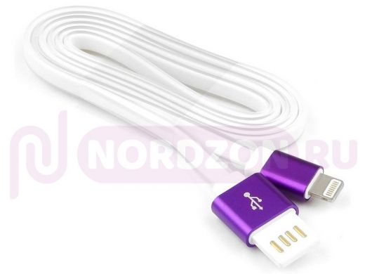 Шнур USB / Lightning (iPhone) Cablexpert CC-ApUSBp1m силиконовый шнур