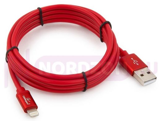 Шнур USB / Lightning (iPhone) Cablexpert CC-S-APUSB01R-1.8M красный