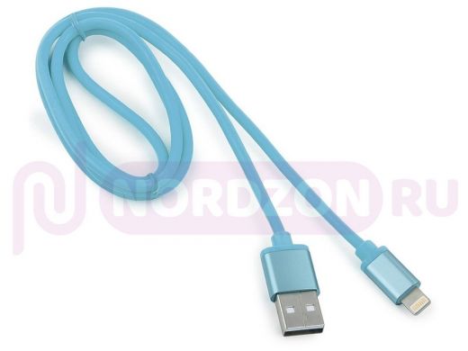 Шнур USB / Lightning (iPhone) Cablexpert CC-S-APUSB01Bl-1M синий