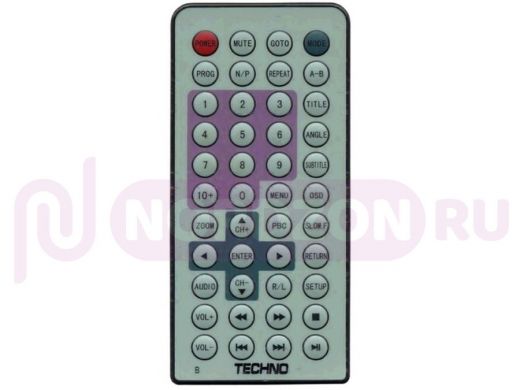 "PLT-36335" Пульт Techno PORTABLE TV/DVD