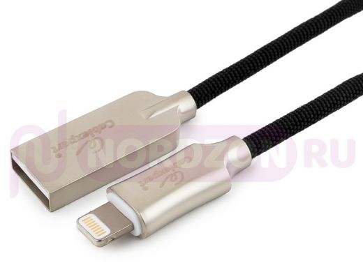Шнур USB / Lightning (iPhone) Cablexpert CC-P-APUSB02Bk-1.8M, MFI, AM/Lightning,Platinum,1.8м,