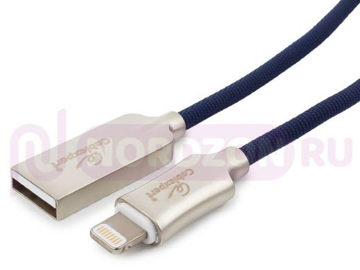 Шнур USB / Lightning (iPhone) Cablexpert CC-P-APUSB02Bl-1.8M, MFI, AM/Lightning, Platinum, 1.8м,