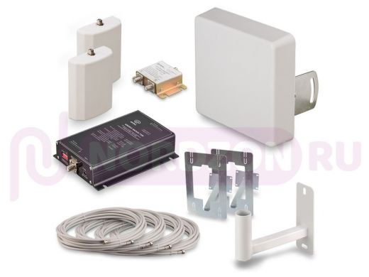 Комплект усиления GSM900 и EGSM сигнала сотовой связи KRD-900-2 для МТС, Билайн, Мегафон