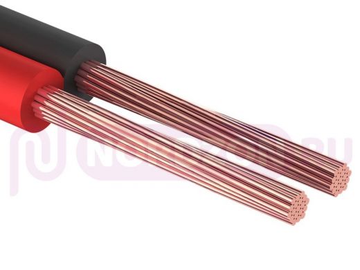 Акустический кабель красно-черный 2х1,5мм.кв. "SPARKS", 100м